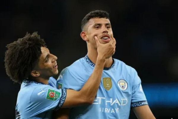 曼城2-1险胜沃特福德,罗德里伤缺成隐忧!